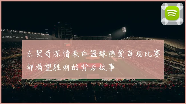 东契奇深情表白篮球热爱每场比赛都渴望胜利的背后故事
